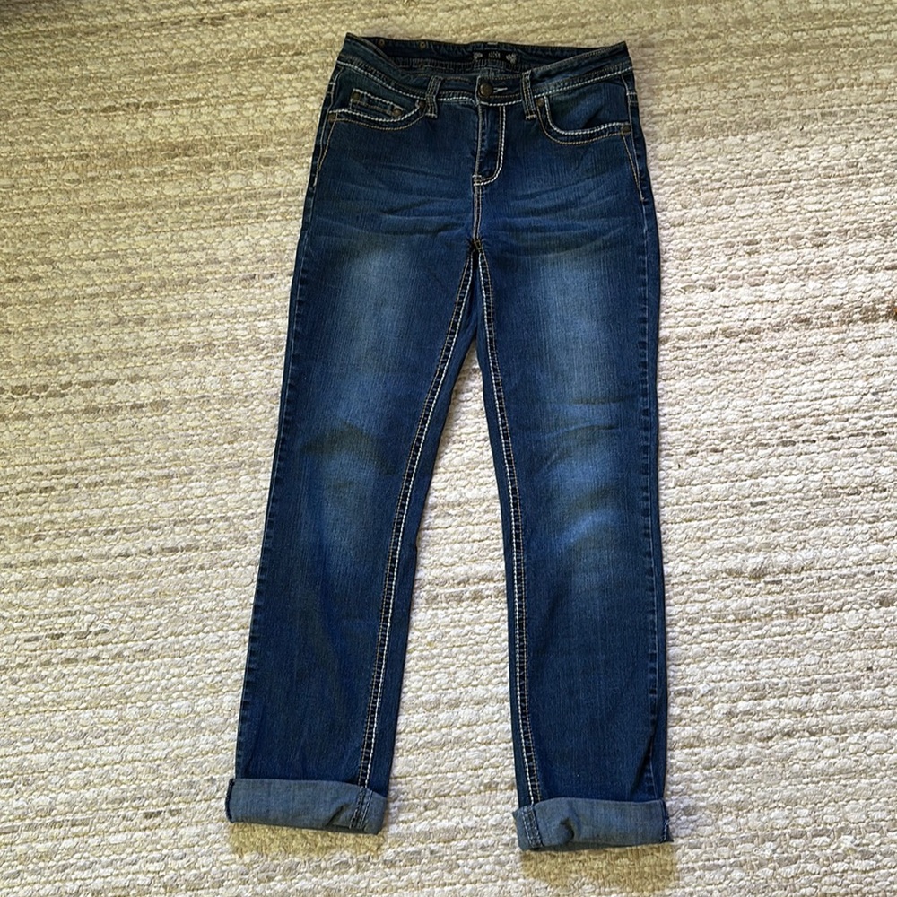 Tru LUXE Jeans, Women’s Size 10, Straight Fit, Ankle Crop